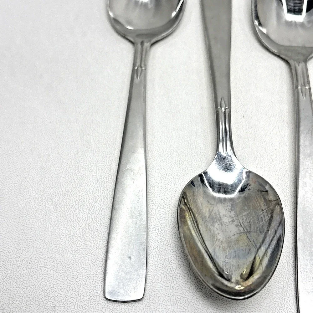 Oneida Satin Accent Set‎ of 6 Tea Spoons 6
